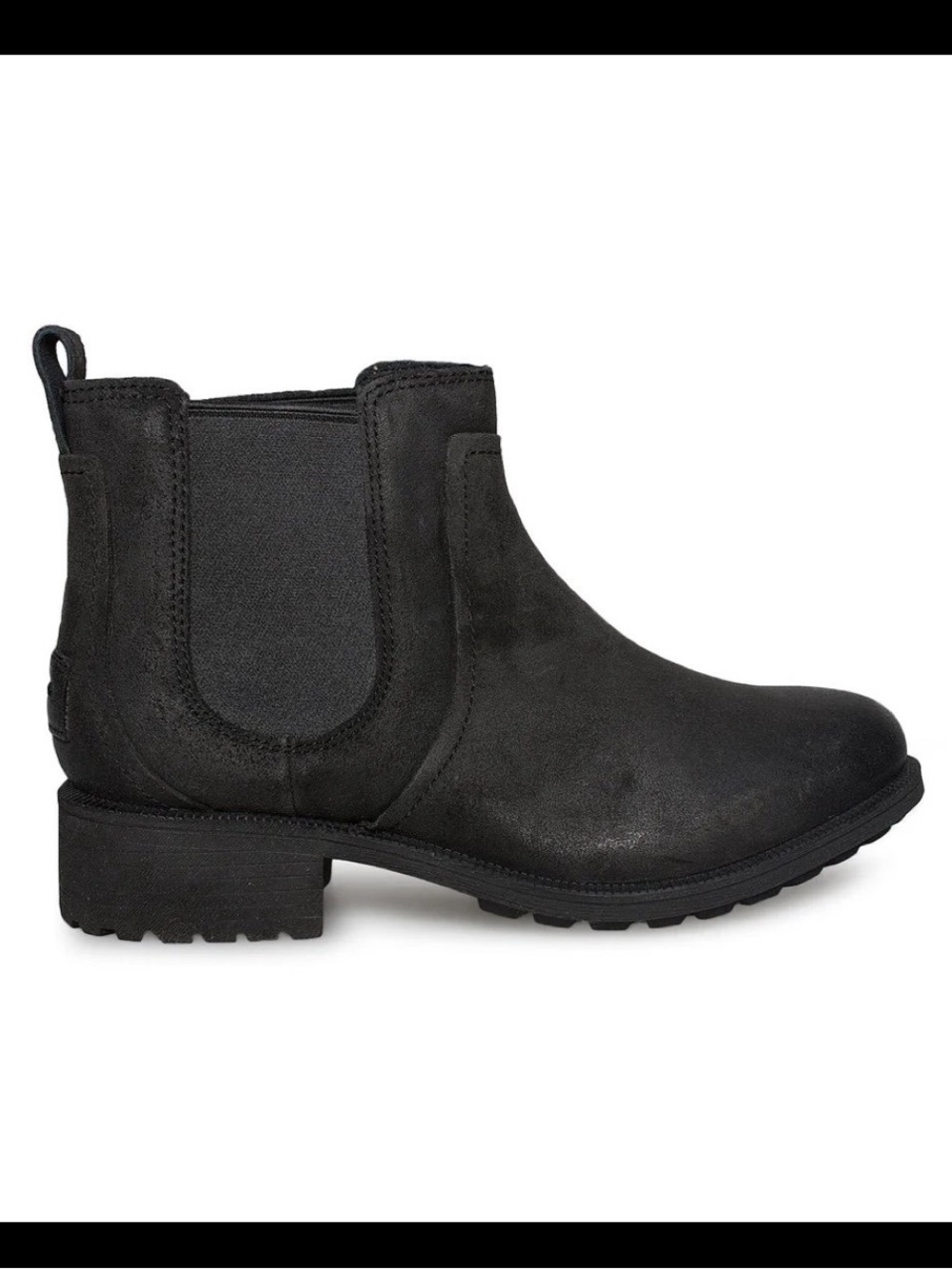 UGG Bonham Suede Sherpa Lined Winter Chelsea Boots Black Size Women’s 10